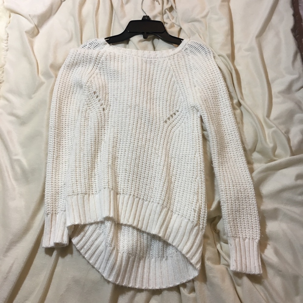 Off White Knitted Sweater